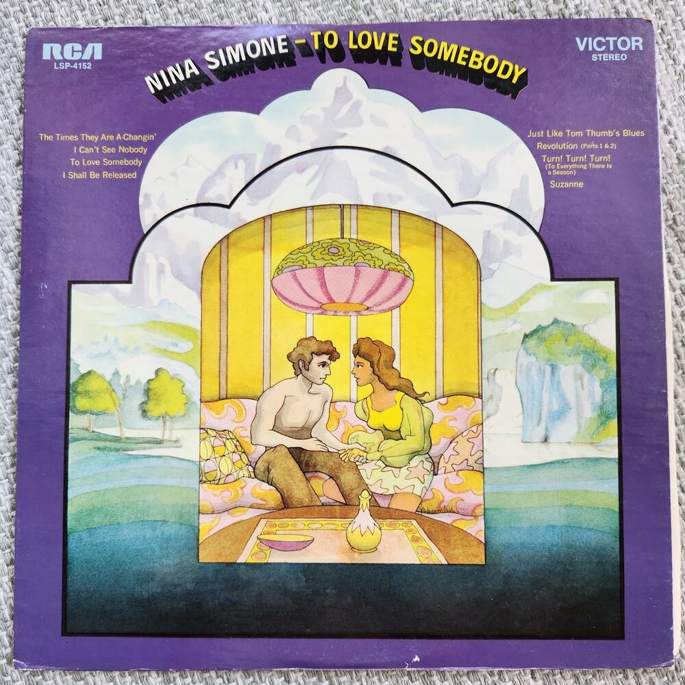 Nina Simone To Love Somebody Vinyl record RCA LSP-4152 1969 Near Mint condition